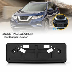 For 17-20 Nissan Rogue Front License Tag Plate Frame Bracket Holder Replacement 6B93BC-57