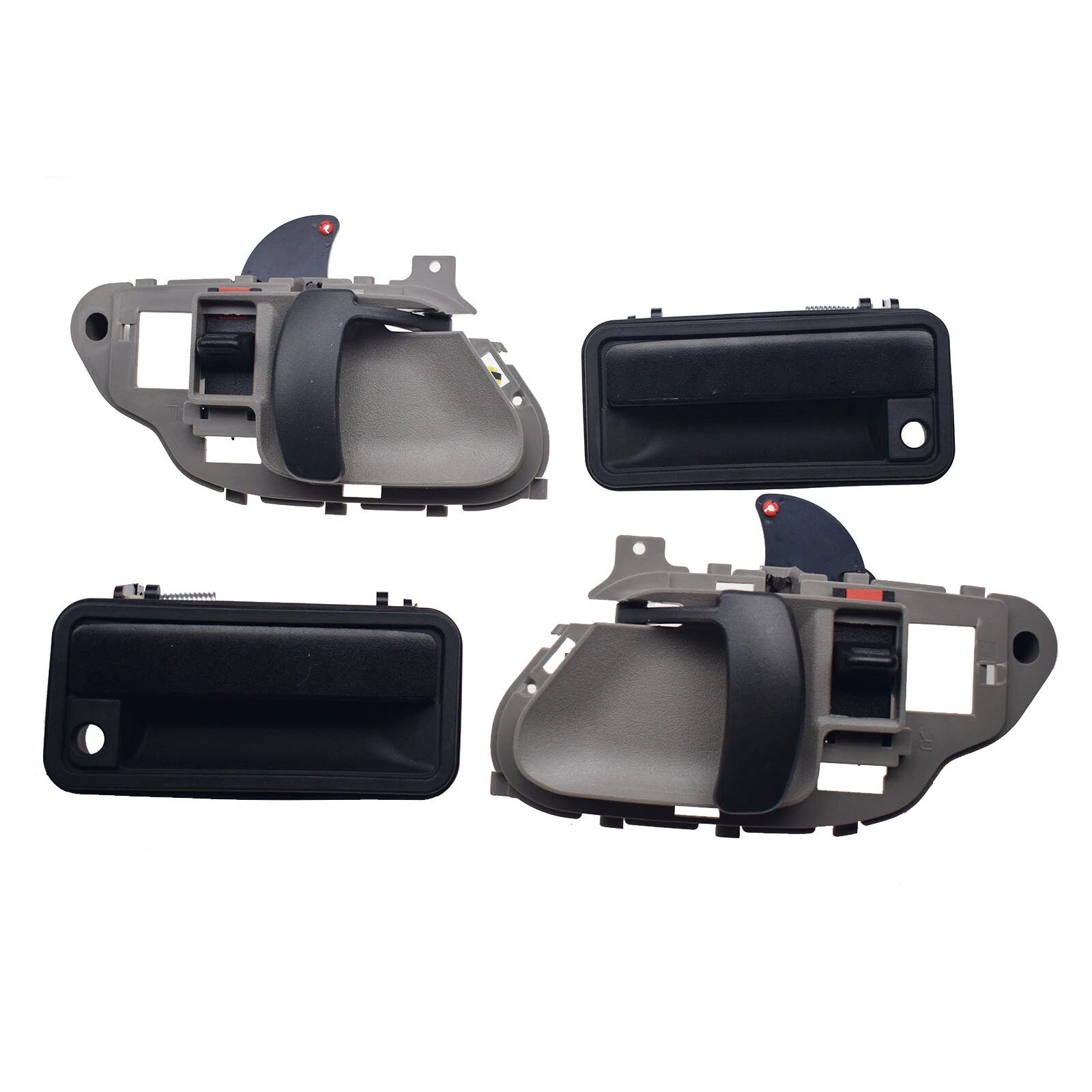 4PCS Exterior Inside Door Handle Front Driver & Passenger for Chevy Suburban GMC 6B93BC-57