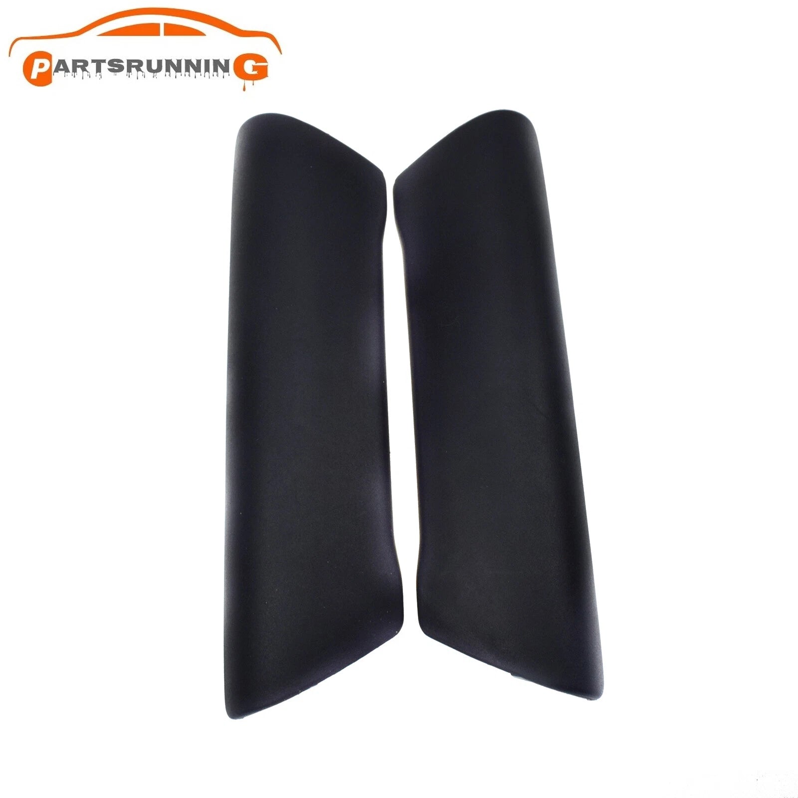 2x Door Handle Trim Handle Shell Cover Black For VW Transporter T5 MK1 2003-2010 6B93BC-57