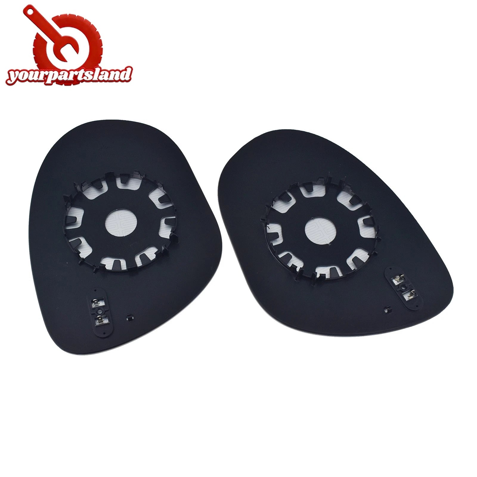 LH RH Mirror Glass Heated w/ Backing 2PCS for 2009-2014 Nissan Cube 963661KA1A 6B93BC-57