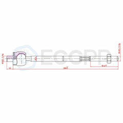 8pcs Front Lower Control Arms Sway Bars Tie Rods Kit For 05-07 Mercury Montego 6B93BC-57