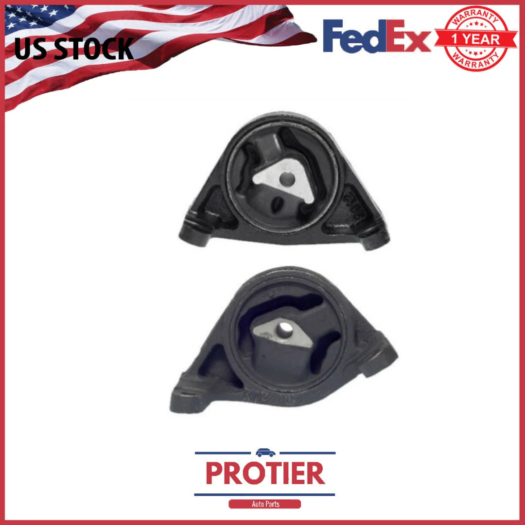 Front L & R Engine Motor Mount Set 2PCS fit 1999 - 2004 Jeep Grand Cherokee 4.7 6B93BC-57