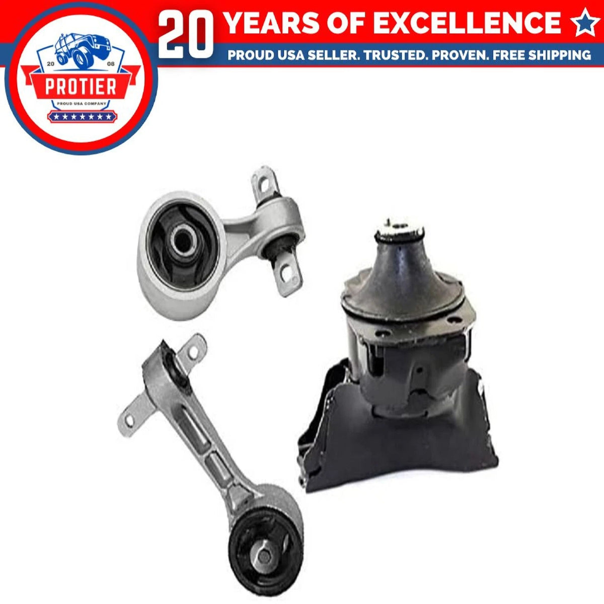 Fits 2006-2011 Honda Civic 1.8L MANUAL Engine Motor & Torque Mount Set 3pcs : 6B93BC-57