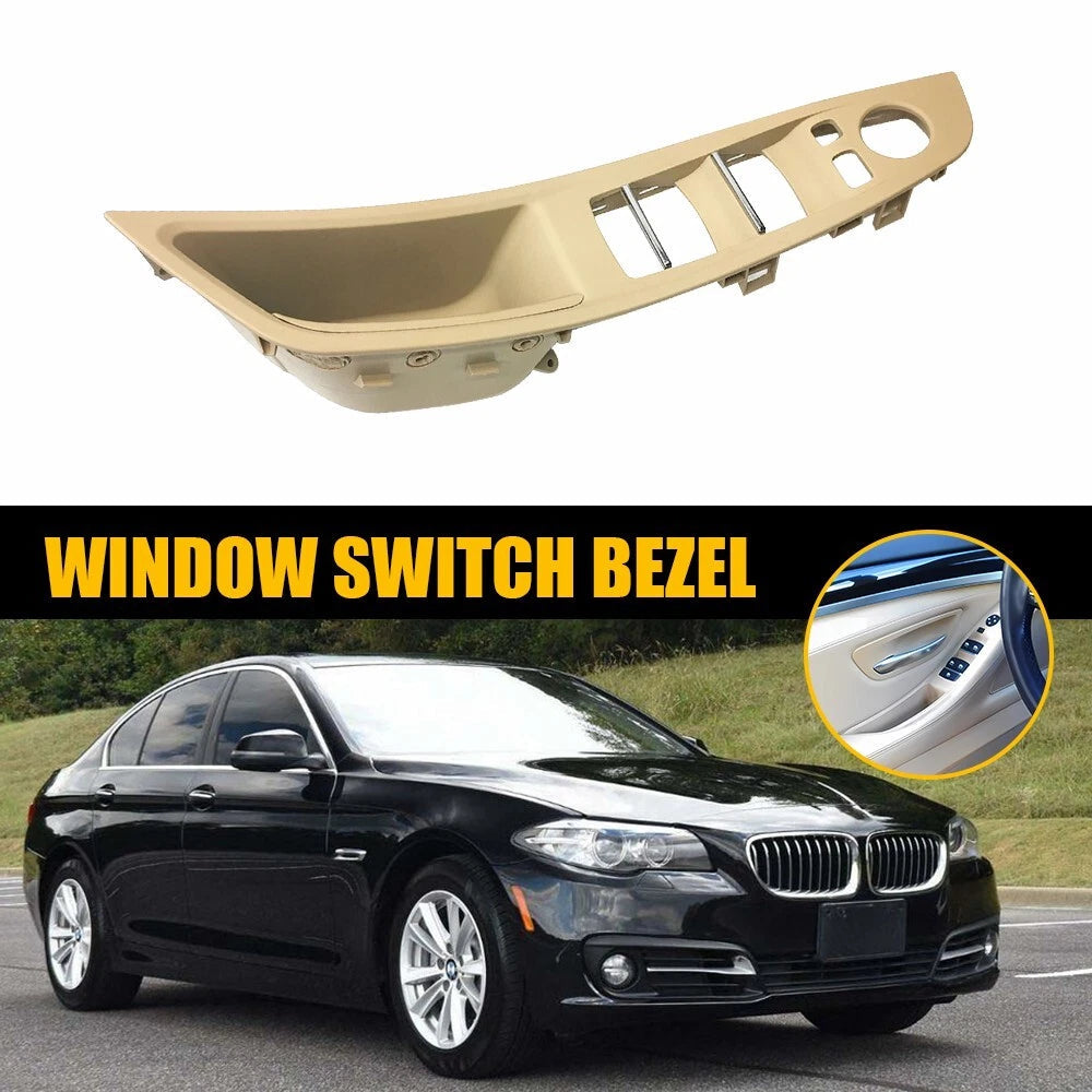 For BMW 520i 528i 535i Driver Door Left Side Pull Handle Trim Cover 51417225875 6B93BC-57