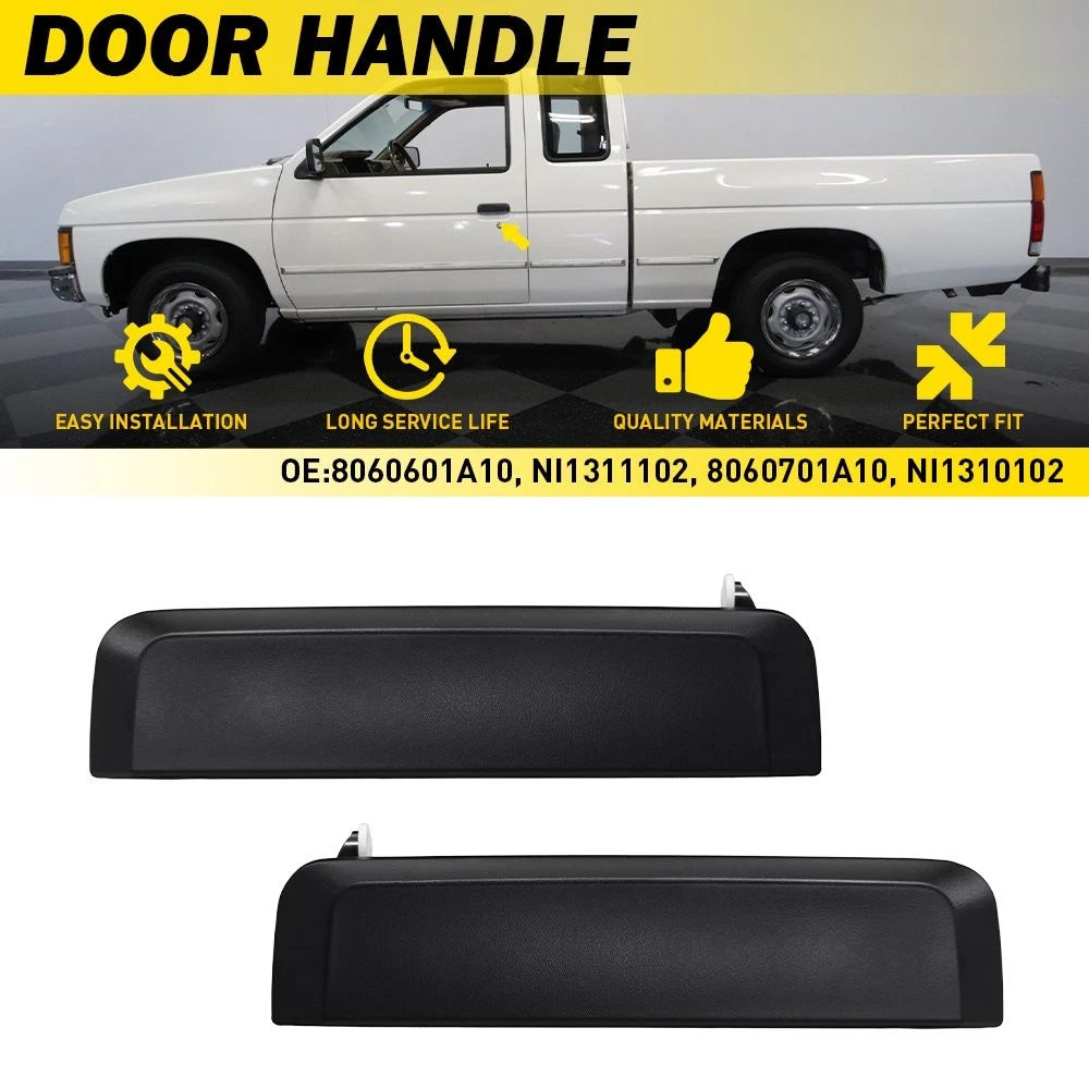 2x Exterior Door Handle Left Right For 1986-1997 Nissan Pickup D21 Pathfinder EA 6B93BC-57