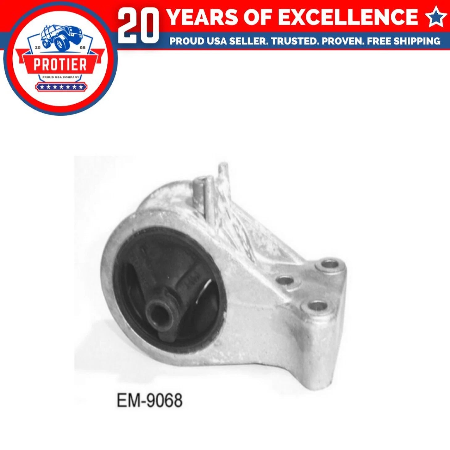 Engine Motor & Trans Mount 3PCS Set Compatible for 1999-2002 Mitsubishi Mirage 6B93BC-57