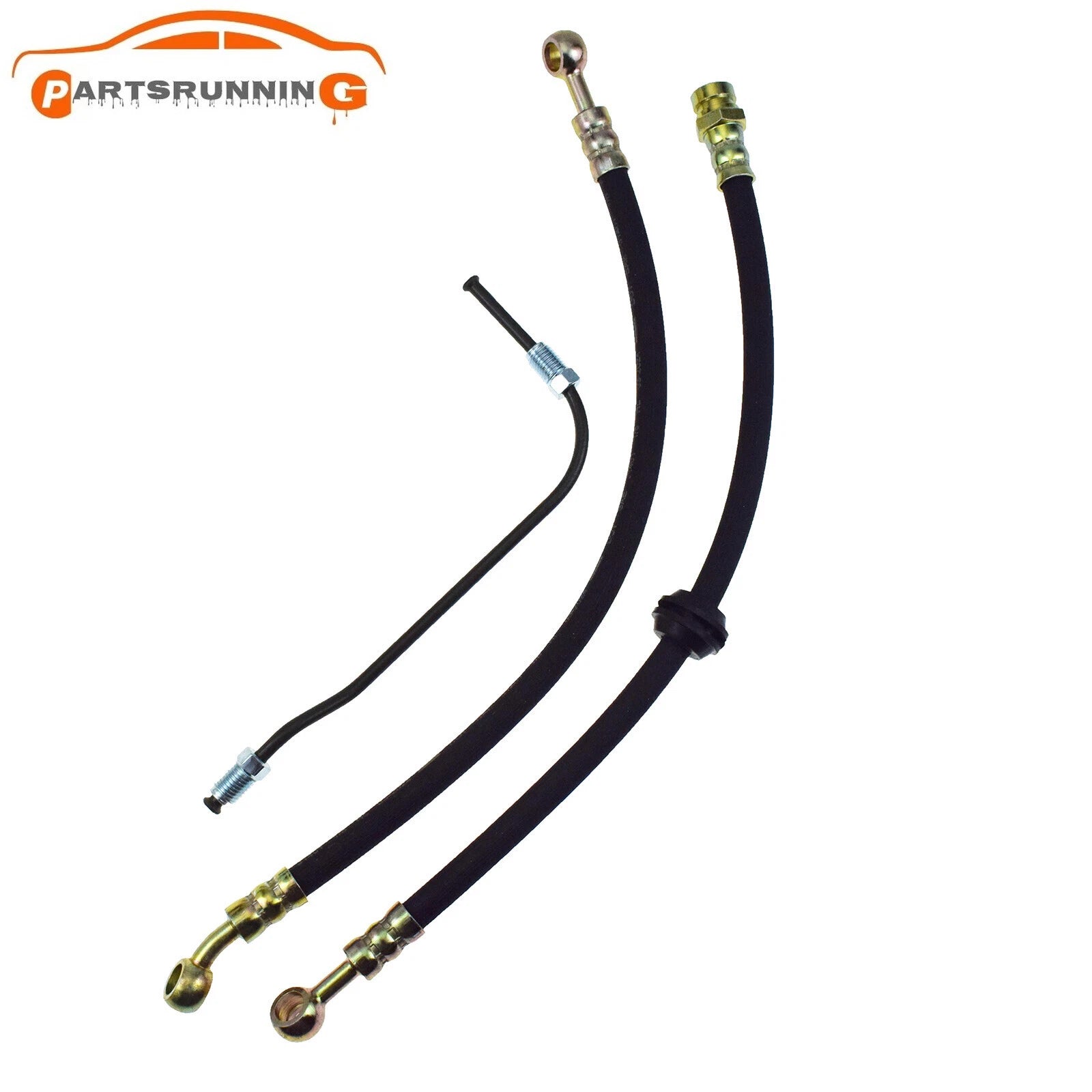 Upper Lower Brake Hose Kit W/ Pipe For Honda CB350/360/400F/450K/500/550/750 6B93BC-57