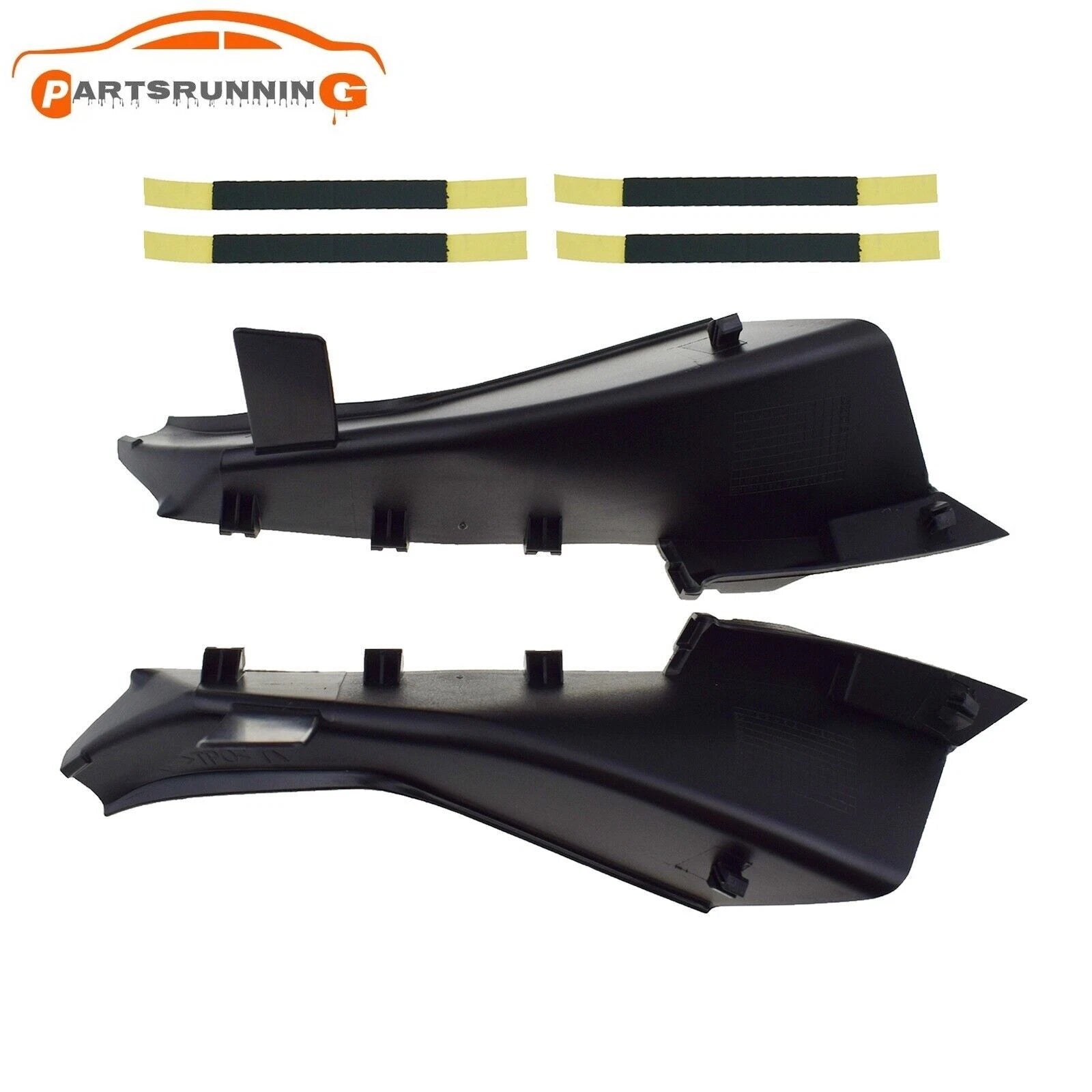 LH & RH Windshield Wiper Cowl Deflector Trim Cover For Renault Koleos HY 2007-16 6B93BC-57