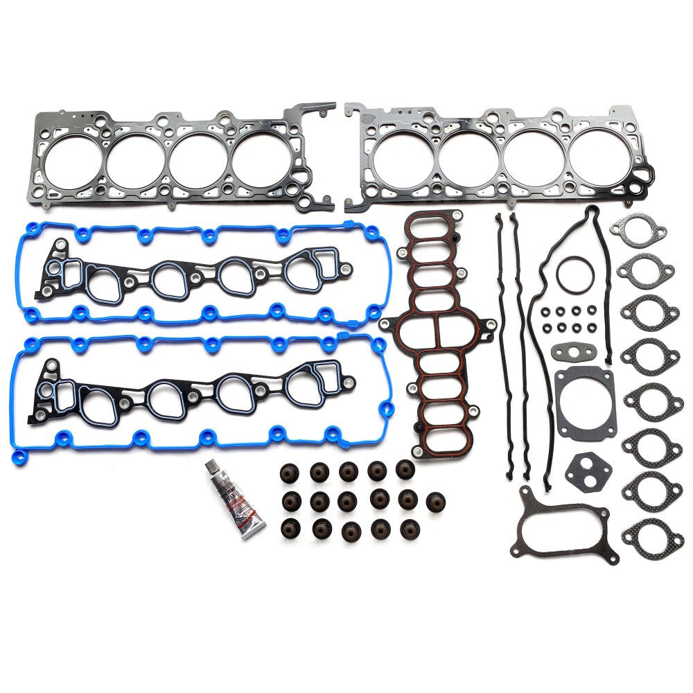 Timing Chain Kit Head Gasket Set Water Pump W/ Gasket Fits 97-99 Ford F-150 4.6L 6B93BC-57