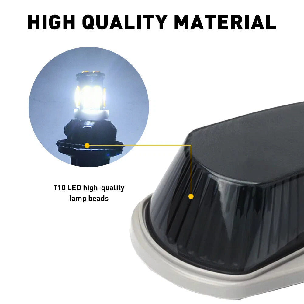 For FORD F150 F250 1980-1997 F350 White Roof Top Lights Cab marker Lights 5Pcs 6B93BC-57