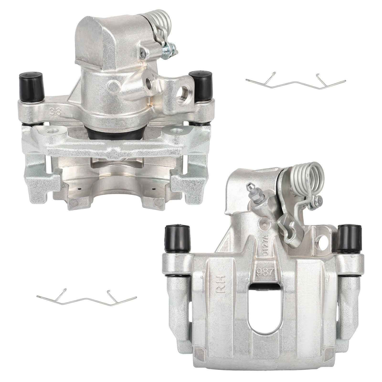 Rear Left Right Brake Calipers 2Pcs For 2004-2009 Mazda 3 2009 Mazda 3 Sport 6B93BC-57