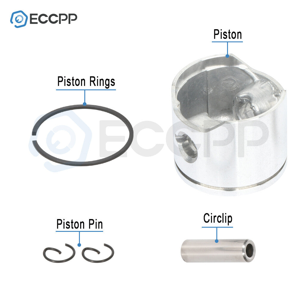 45mm Cylinder Piston Wrist Pin Kit For Husqvarna 51 55 Chainsaw Engine Part 6B93BC-57