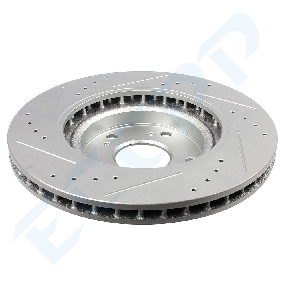 Front DRILLED & SLOTTED Brake Rotors for Acura CSX RSX ILX Honda Civic CR-V 6B93BC-57