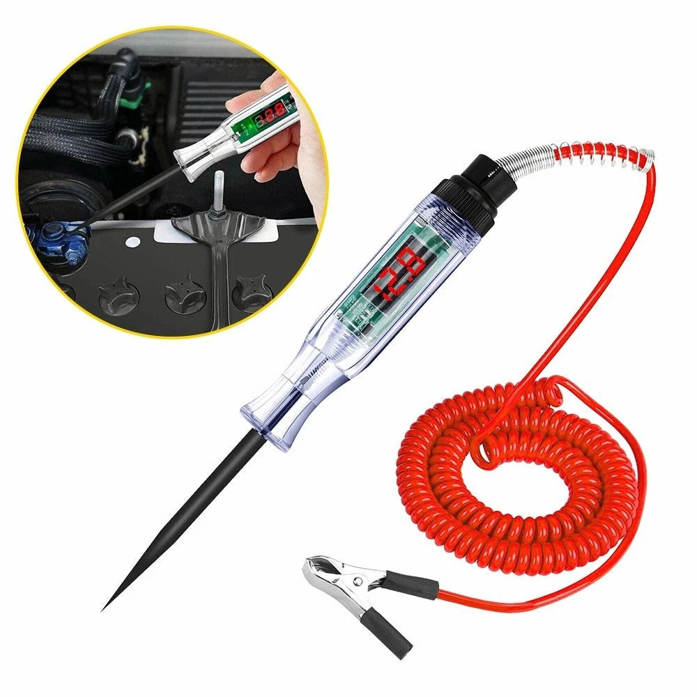 FOR 6V 12V 24V DC VOLTAGE CAR CIRCUIT TESTER PEN AUTO FUSE TEST PROBE LIGHT TOOL 6B93BC-57