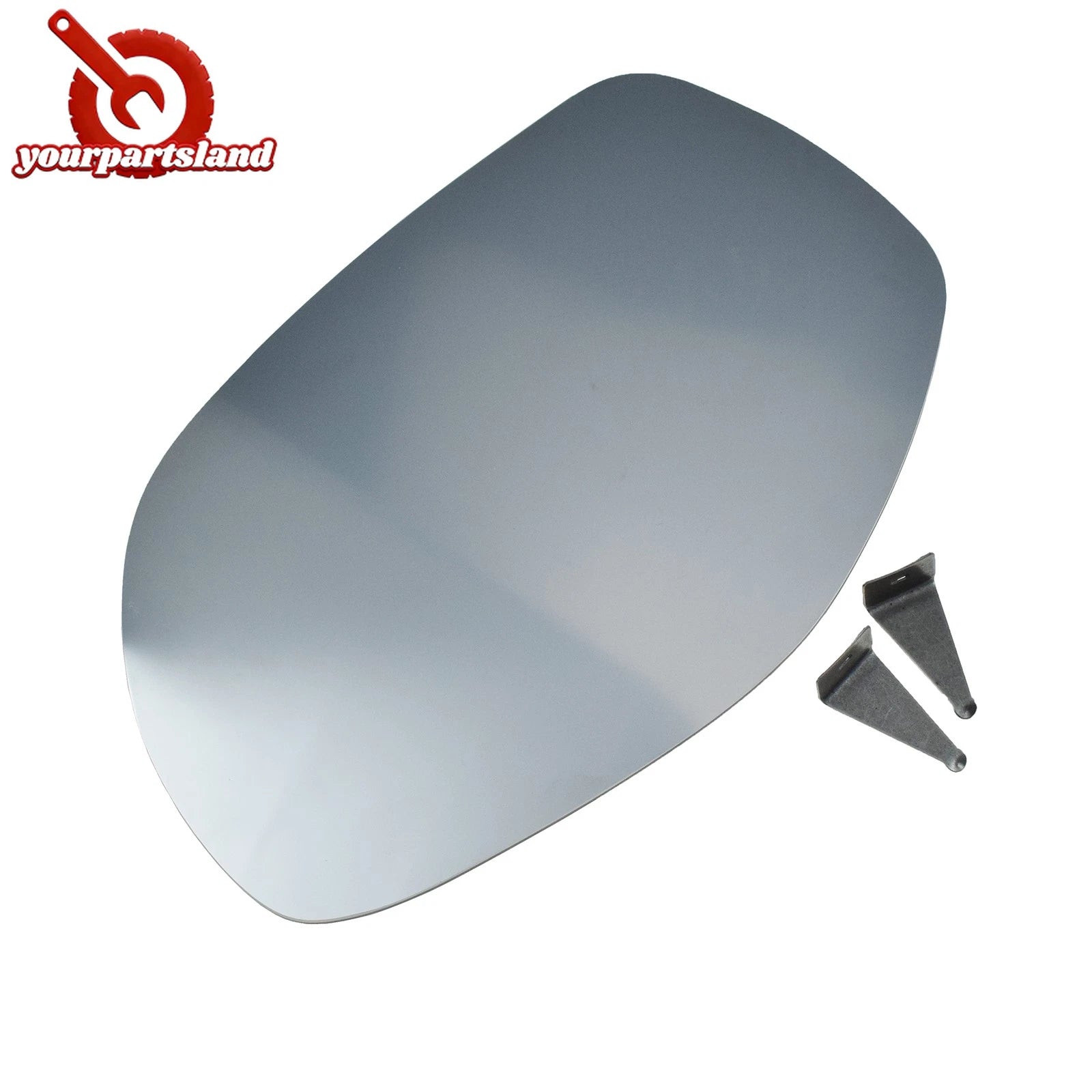 Left Driver LH Mirror Glass W/ Plate Heated for PORSCHE Cayenne 957 2008-2010 6B93BC-57