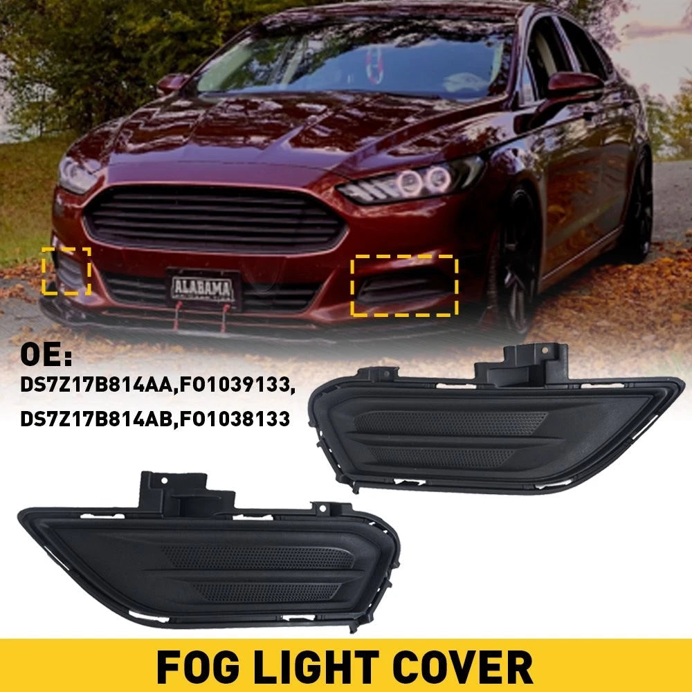 Front Bumper Insert Fog Light Cover Left+Right Fit For 2013-2016 Ford Fusion US 6B93BC-57