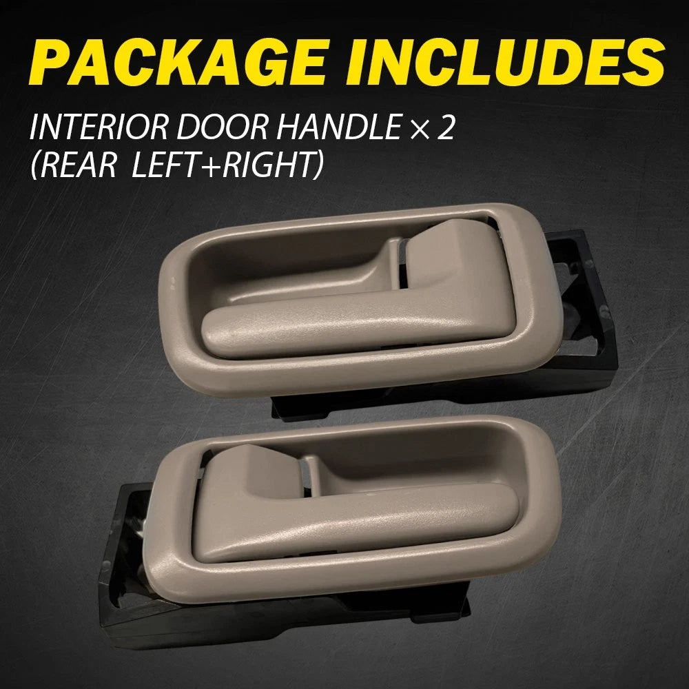 Rear Left Right Side Inside Door Handle For Toyota Tundra 2000-2006 Beige EOA 6B93BC-57