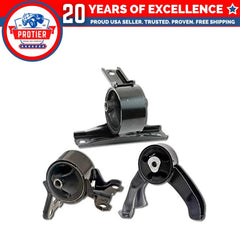 Fits 2007-2008 Dodge Caliber 2.4L 2WD AUTO CVT w/o Turbo Motor & Trans Mount 3pc 6B93BC-57