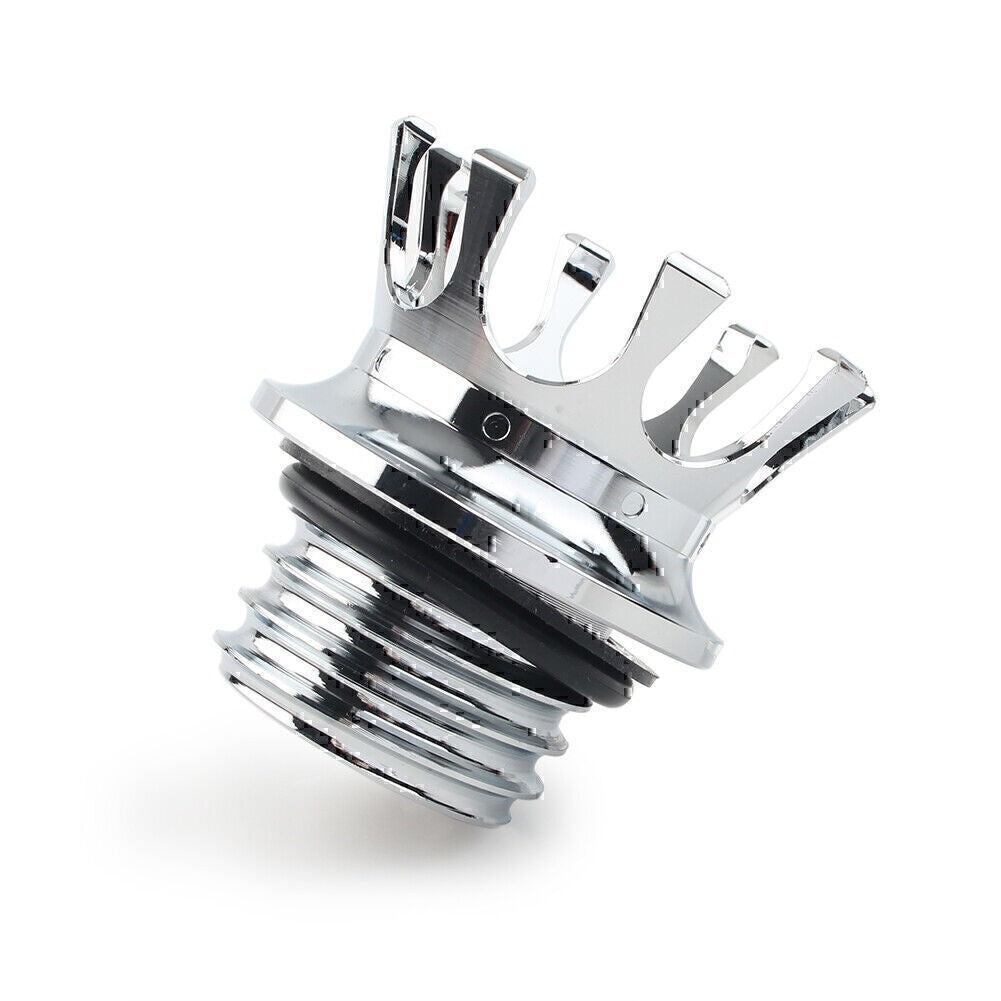 King Crown Gas Oil Cap Fuel Tank for Harley Touring Road King Dyna Softail XL 6B93BC-57