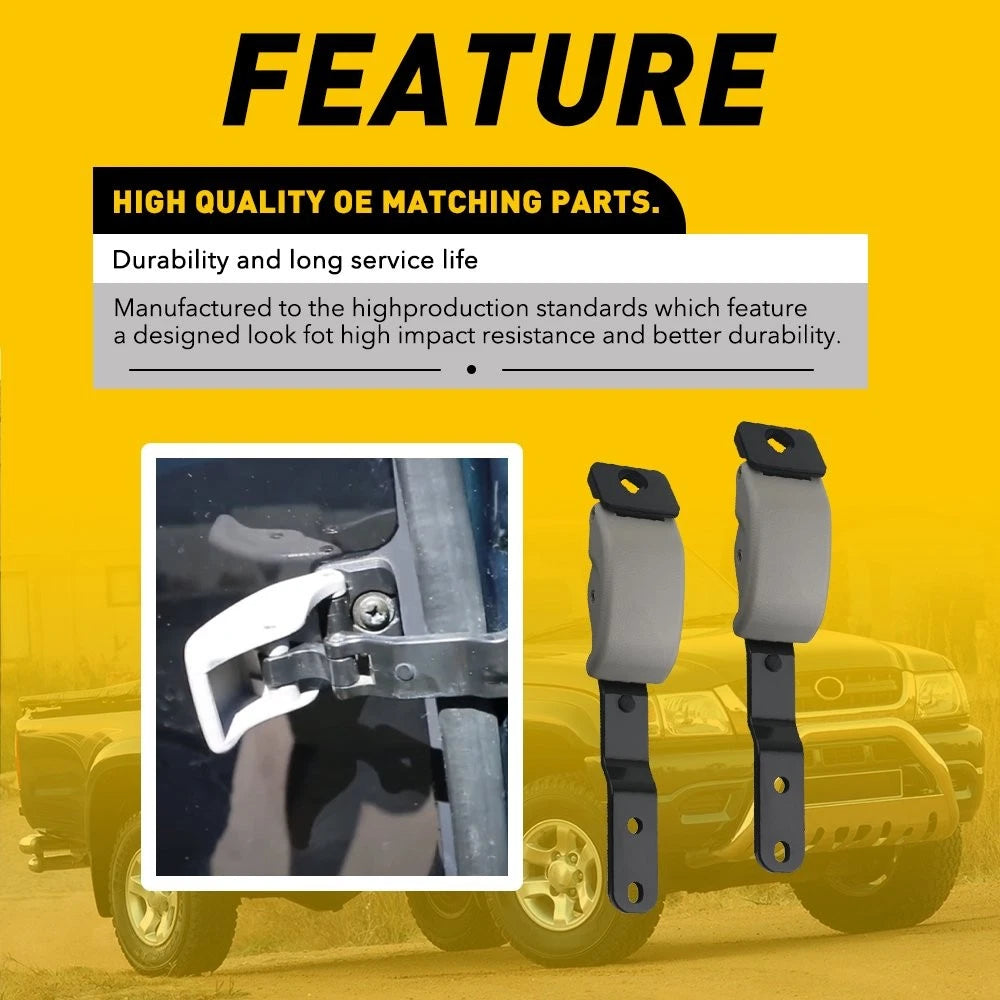 PAIR GRAY REAR CAB QUARTER WINDOW LATCH LOCK FOR TOYOTA TACOMA PICKUP 2001-2004 6B93BC-57