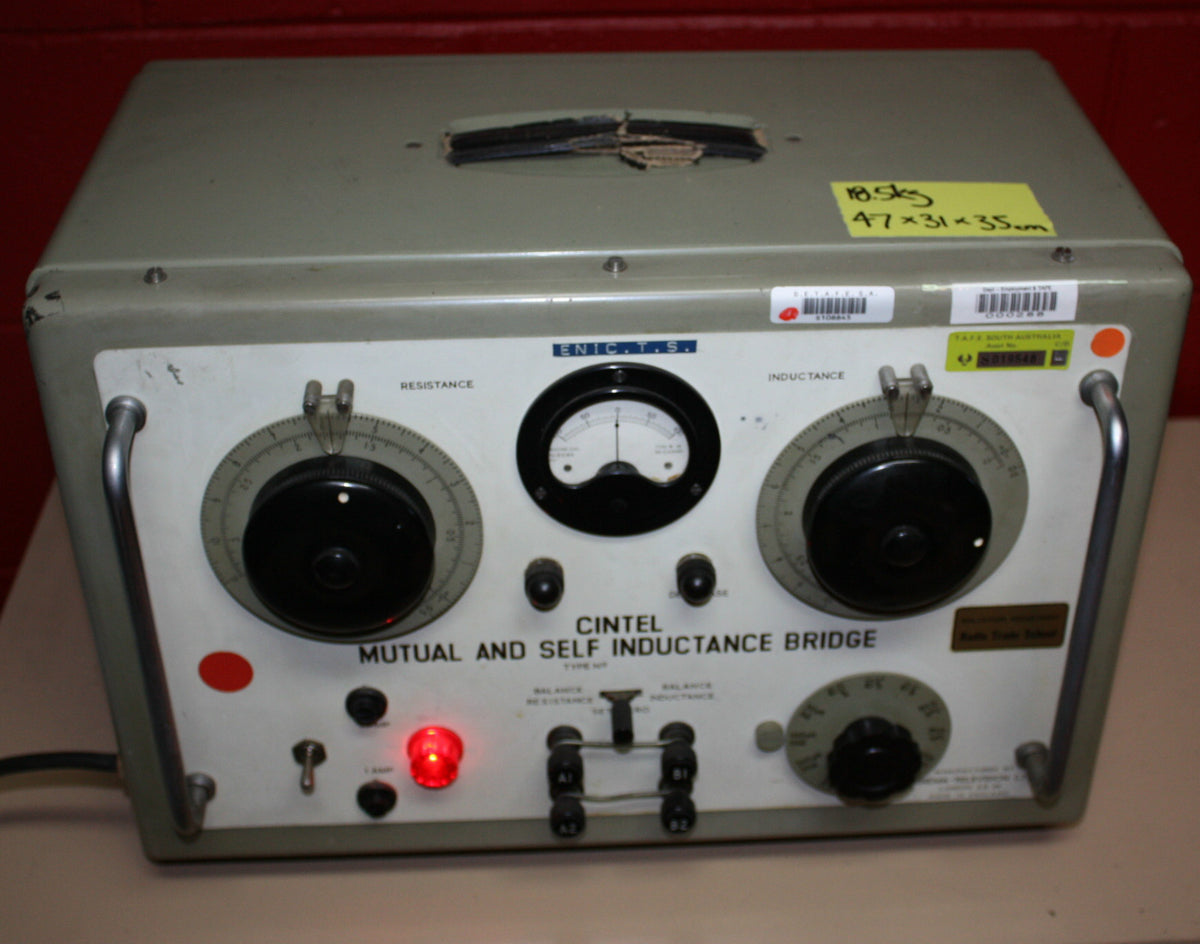 Cintel Mutual & Self Inductance Bridge, Cinema-Televison Ltd ex TAFE