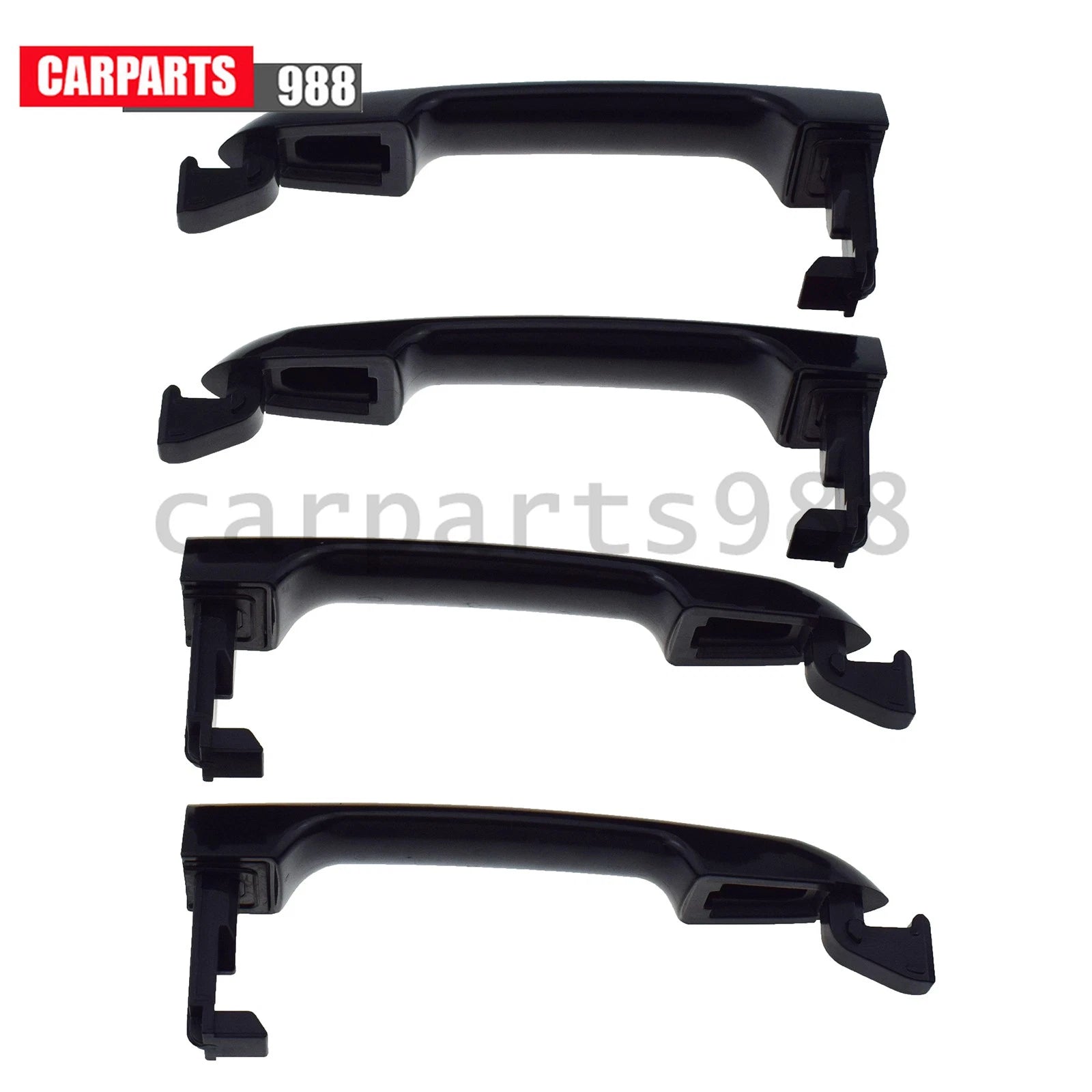 Black Exterior Door Handle Front Rear LH RH for Kia Rio 2012-2017 82651-1W010 6B93BC-57