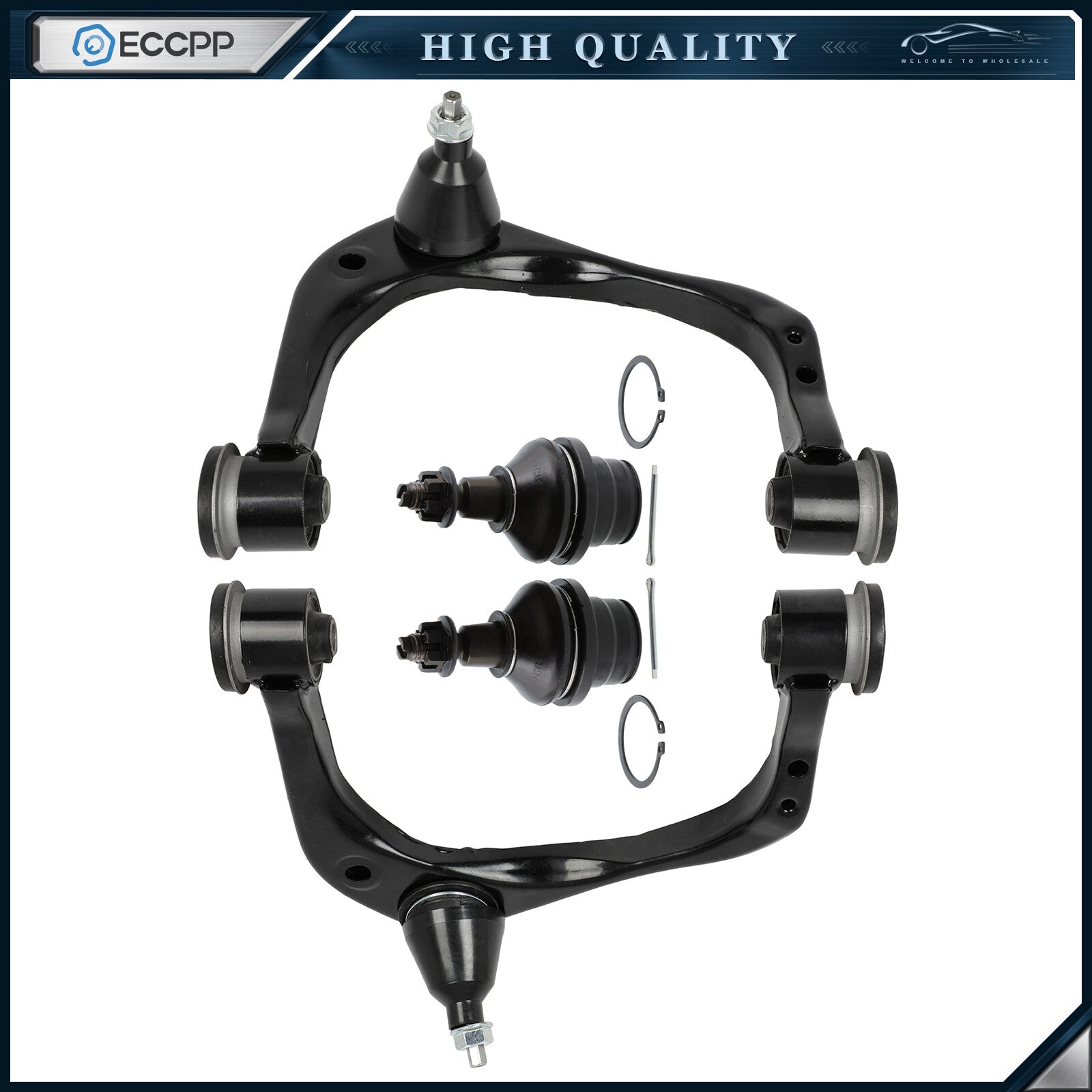 Front Control Arm and Ball Joint For 2018 19-2020 Lincoln Navigator Ford F-150 6B93BC-57