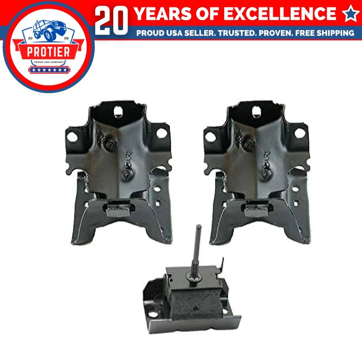 RWD Motor & Transmission Mount 3pcs for Chevrolet Express 1500 03-17 6B93BC-57