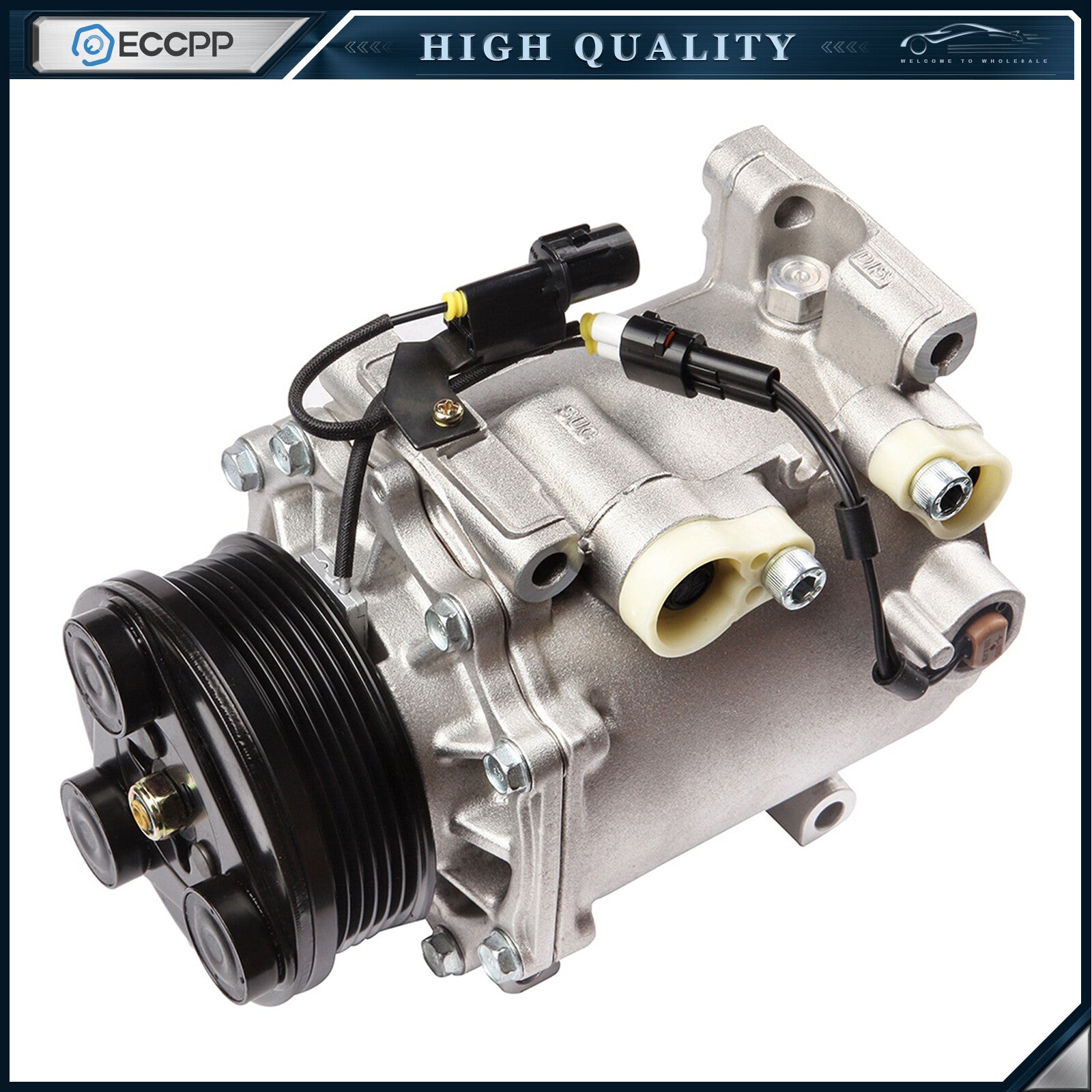 ECCPP A/C AC Compressor For 06-12 Mitsubishi Endeavor Galant Eclipse 2.4L 3.8L ECCPP