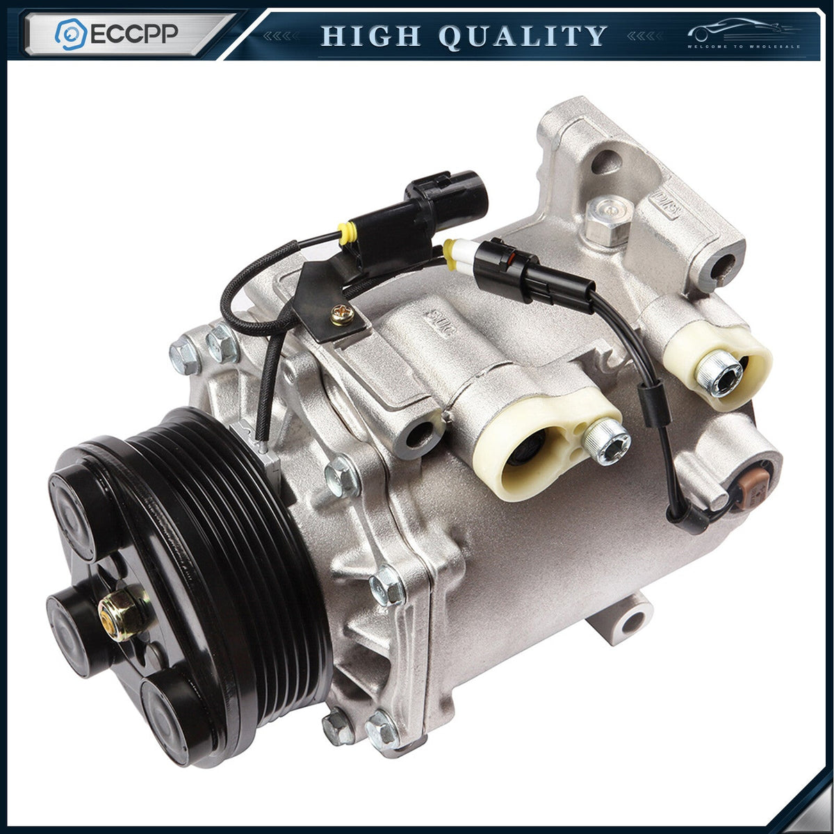 ECCPP A/C AC Compressor For 06-12 Mitsubishi Endeavor Galant Eclipse 2.4L 3.8L ECCPP