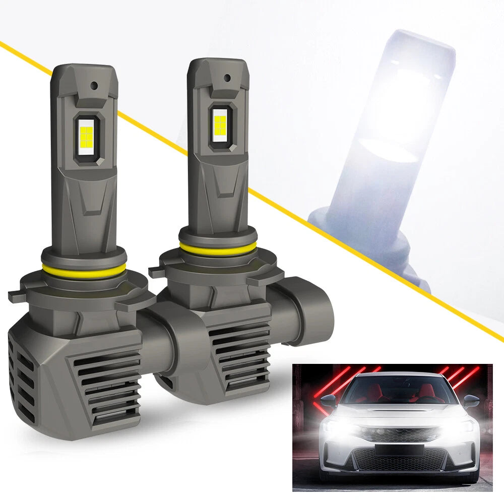 AUXITO 2X 9005 LED Headlight Bulbs Canbus Combo Low High Beam 6500K Super Bright AUXITO