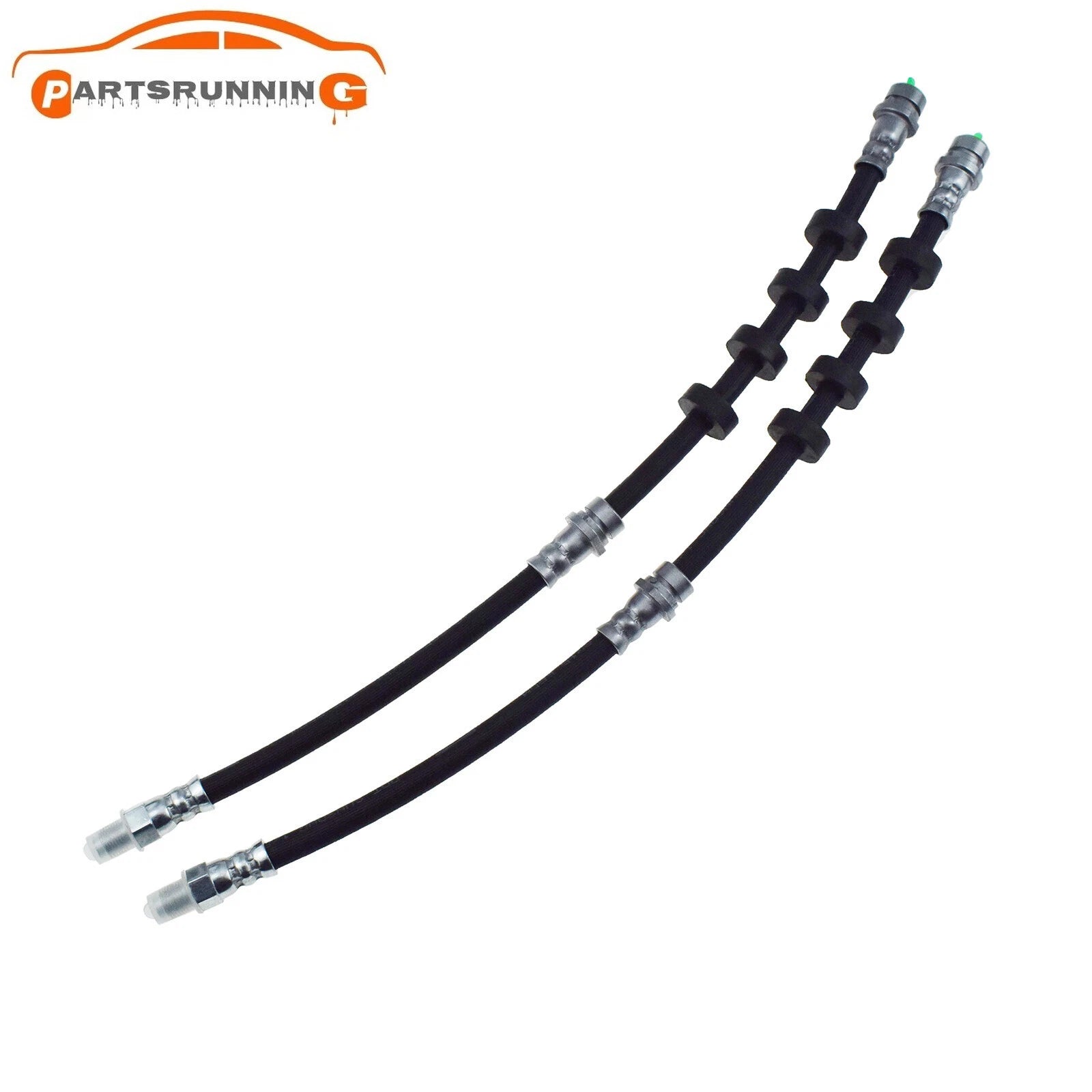 2X Front Brake Line Hose For 2008-2012 Ford Escape 08-11 Mazda Tribute Mercury 6B93BC-57