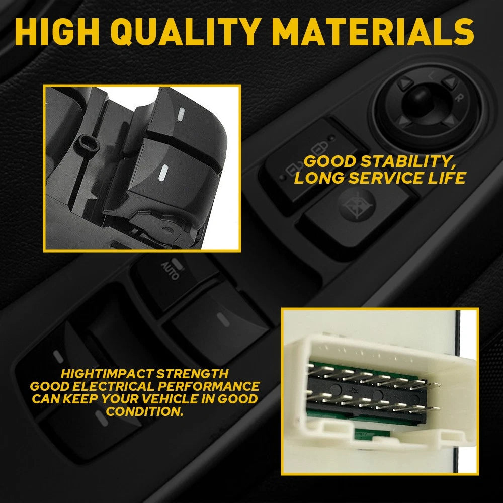 LH Master Door Window Left Switch Driver For 2011-15 Hyundai Elantra 93570-3x000 6B93BC-57