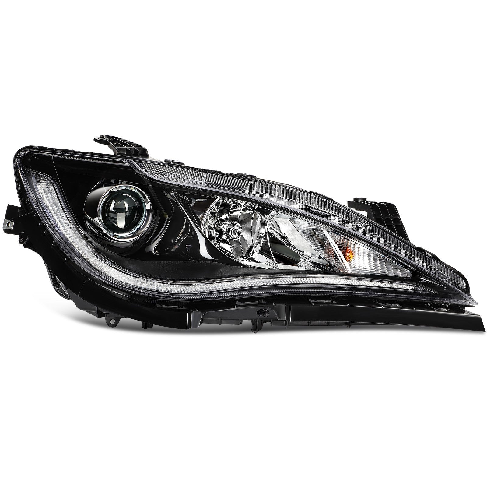 Right Side Headlight For 2017-2020 Chrysler Pacifica Voyager 3.6L Black 6B93BC-57