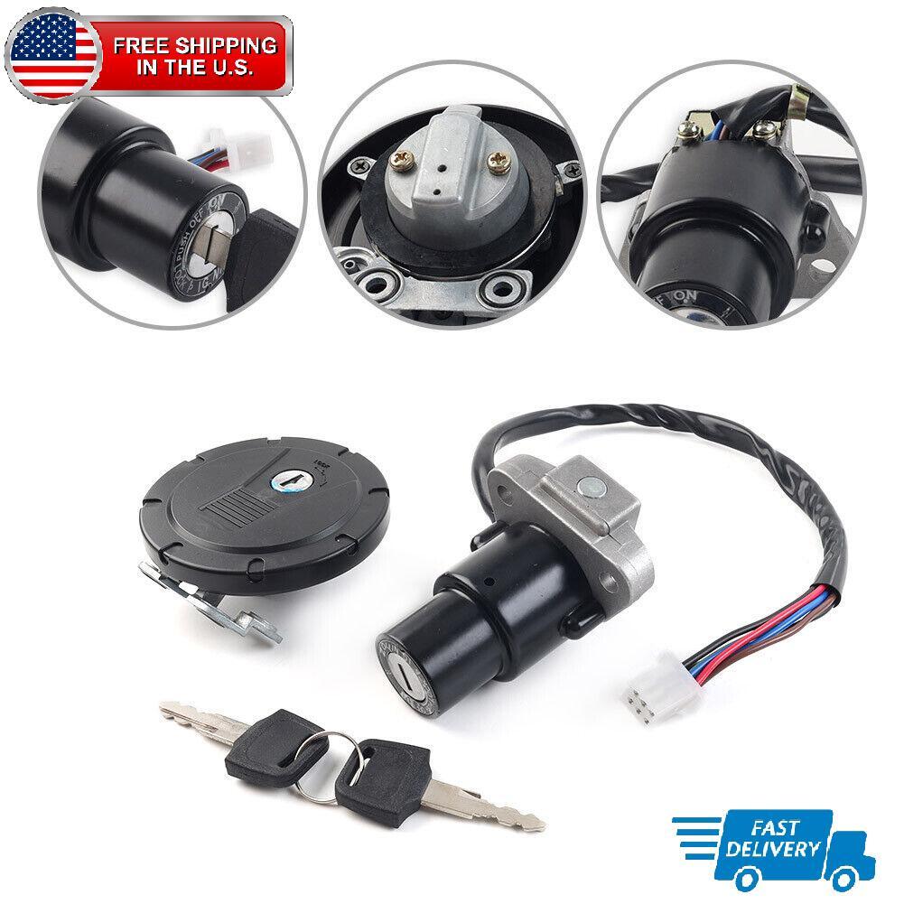 For Kawasaki KMX125 1986-2000 KMX200 1987-1991 Igntiton Swtich Gas Cap Lock Set