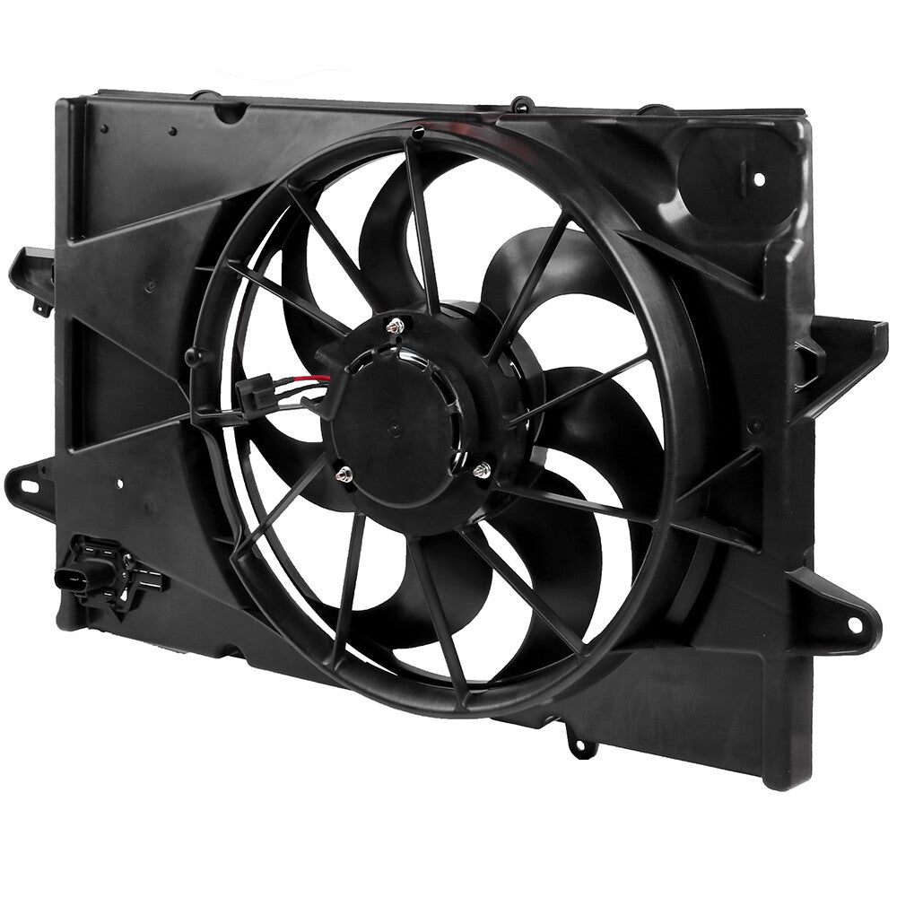 Electric Radiator Condenser Cooling Fan Kit For 16-17 Chevrolet Equinox 2.4L 6B93BC-57