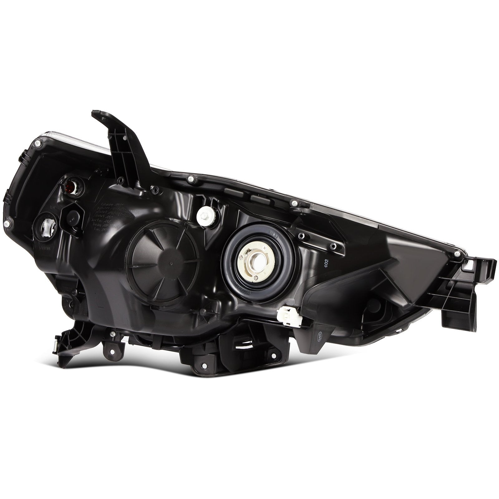 ECCPP Headlights Assembly For Toyota 4Runner 4.0L 2014-2020 Pair Kit Black Amber 6B93BC-57
