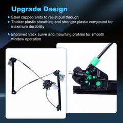 For 1997-2004 Chevrolet Corvette Front Driver Side Window Regulator with Motor 6B93BC-57