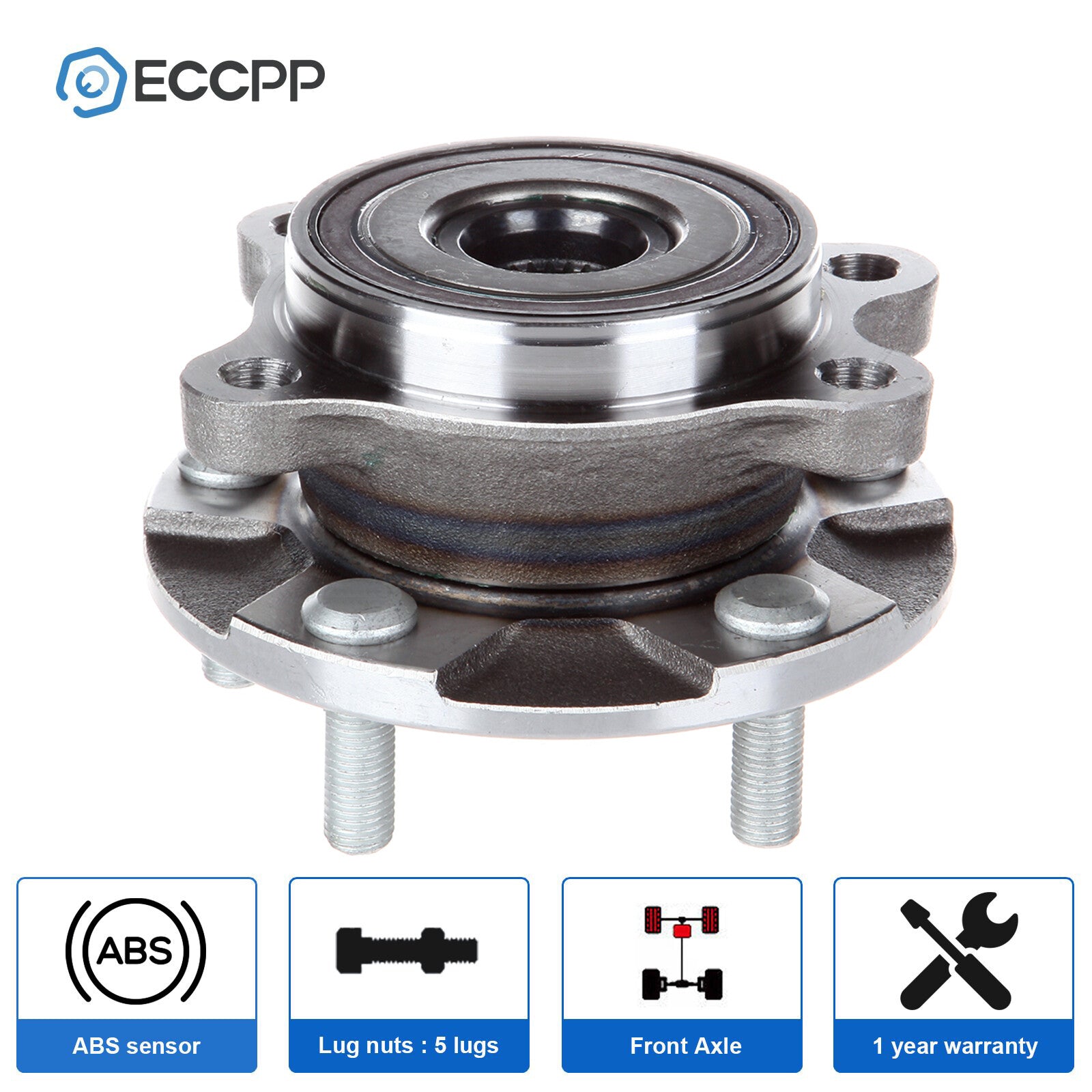 1Pc Front Wheel Hub Bearing For Toyota RAV4 Prius V Scion tC xB Lexus HS250h 6B93BC-57
