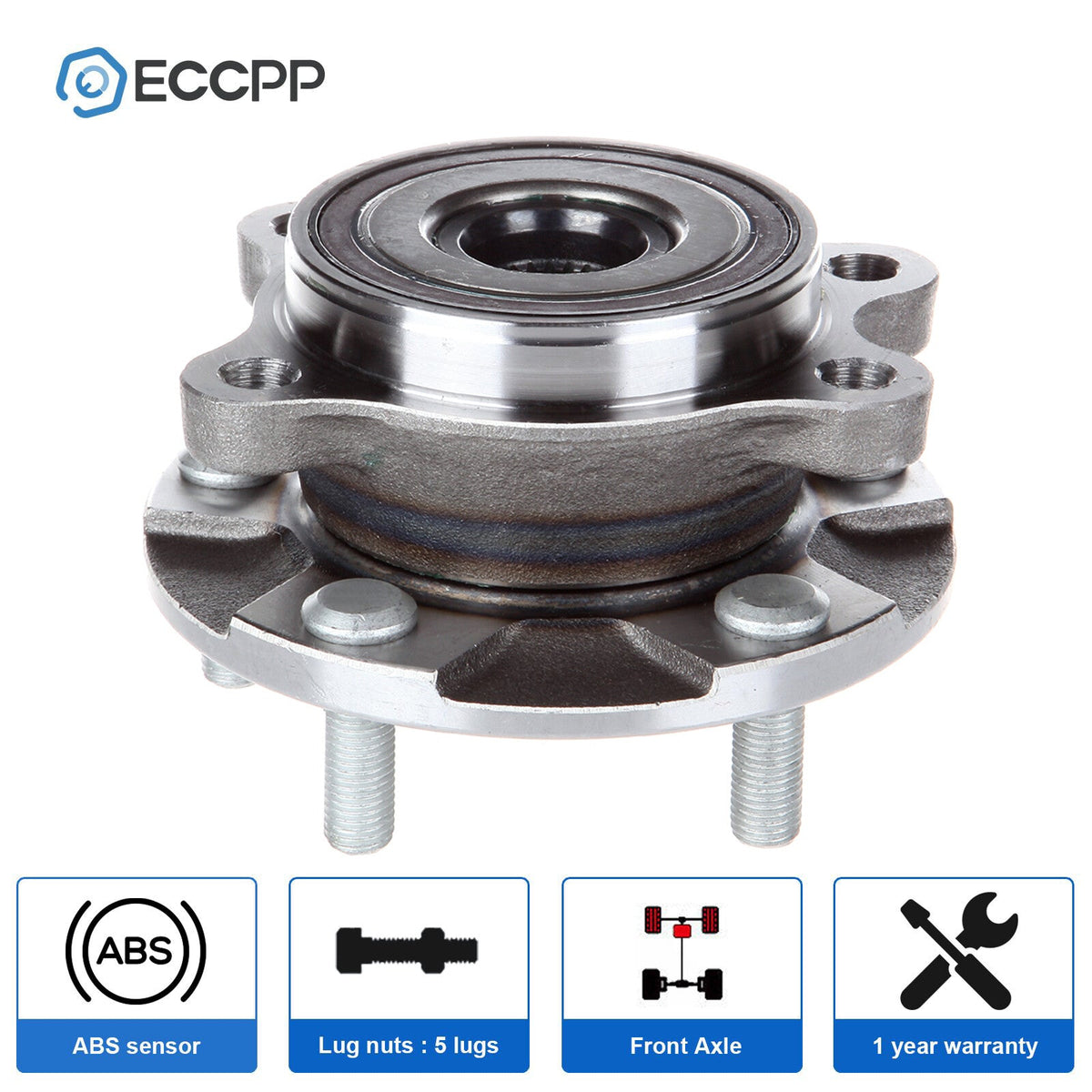 1Pc Front Wheel Hub Bearing For Toyota RAV4 Prius V Scion tC xB Lexus HS250h 6B93BC-57