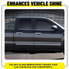 4PCS Glossy Black Door Pillar Post Cover Kit For 2014 15-2018 Silverado Sierra A 6B93BC-57