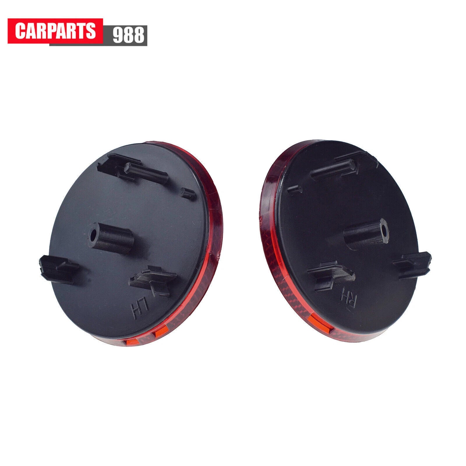 Pair LH RH Rear Bumper Reflectors Lights Lamp for Nissan Qashqai 2007 2008-2013 6B93BC-57