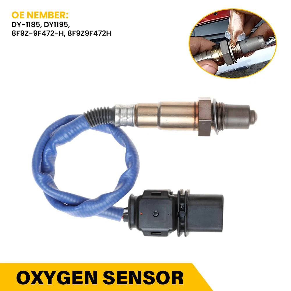 DY1185 Oxygen Upstream Sensor 5-Wire 8F9Z-9F472-H for Ford Lincoln F-150 F-450 A 6B93BC-57