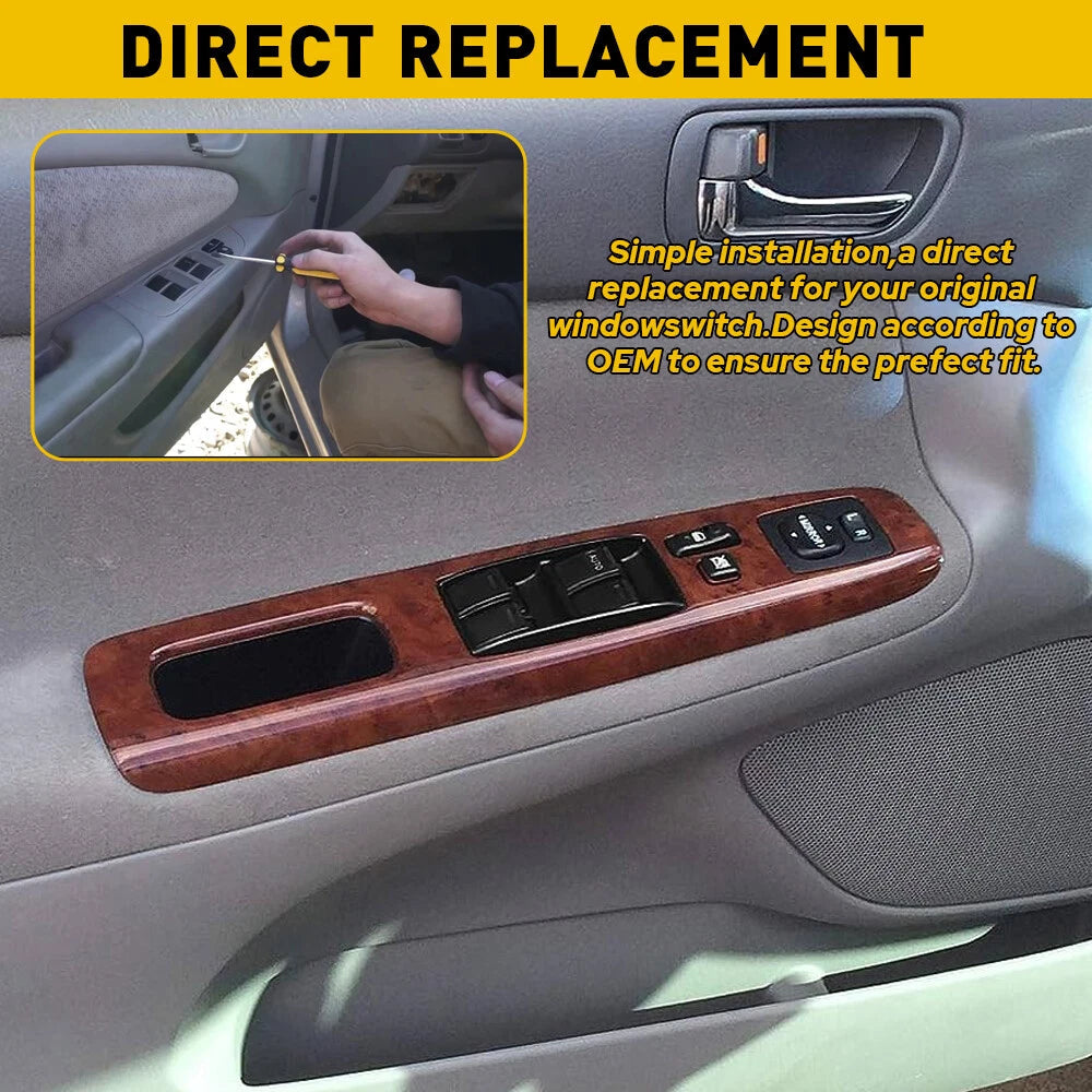 For 1997-2001 Toyota CAMRY Driver Side Electric Power Window Control Switch US 6B93BC-57