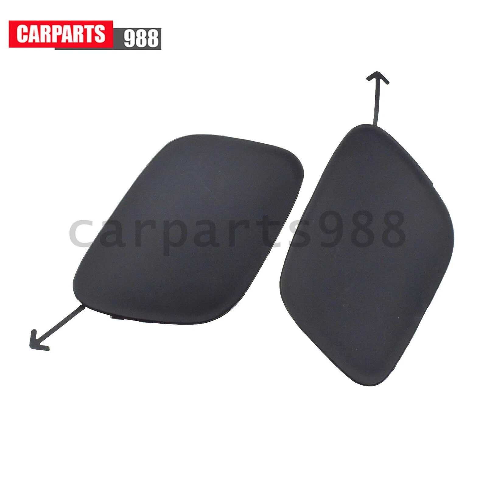 Left+Right Tow Hook Eye Cap For 2019-2021 Toyota Prius 52127-47911 52128-47910 6B93BC-57