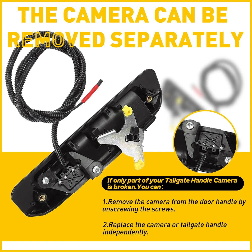Tailgate with Handle Backup Camera Fit Toyota Tacoma 2009 2010 2011 2012-2015 EA 6B93BC-57