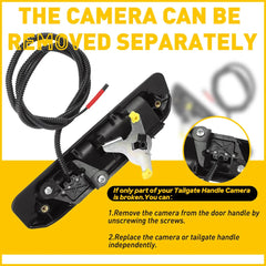 Tailgate with Handle Backup Camera Fit Toyota Tacoma 2009 2010 2011 2012-2015 EA 6B93BC-57