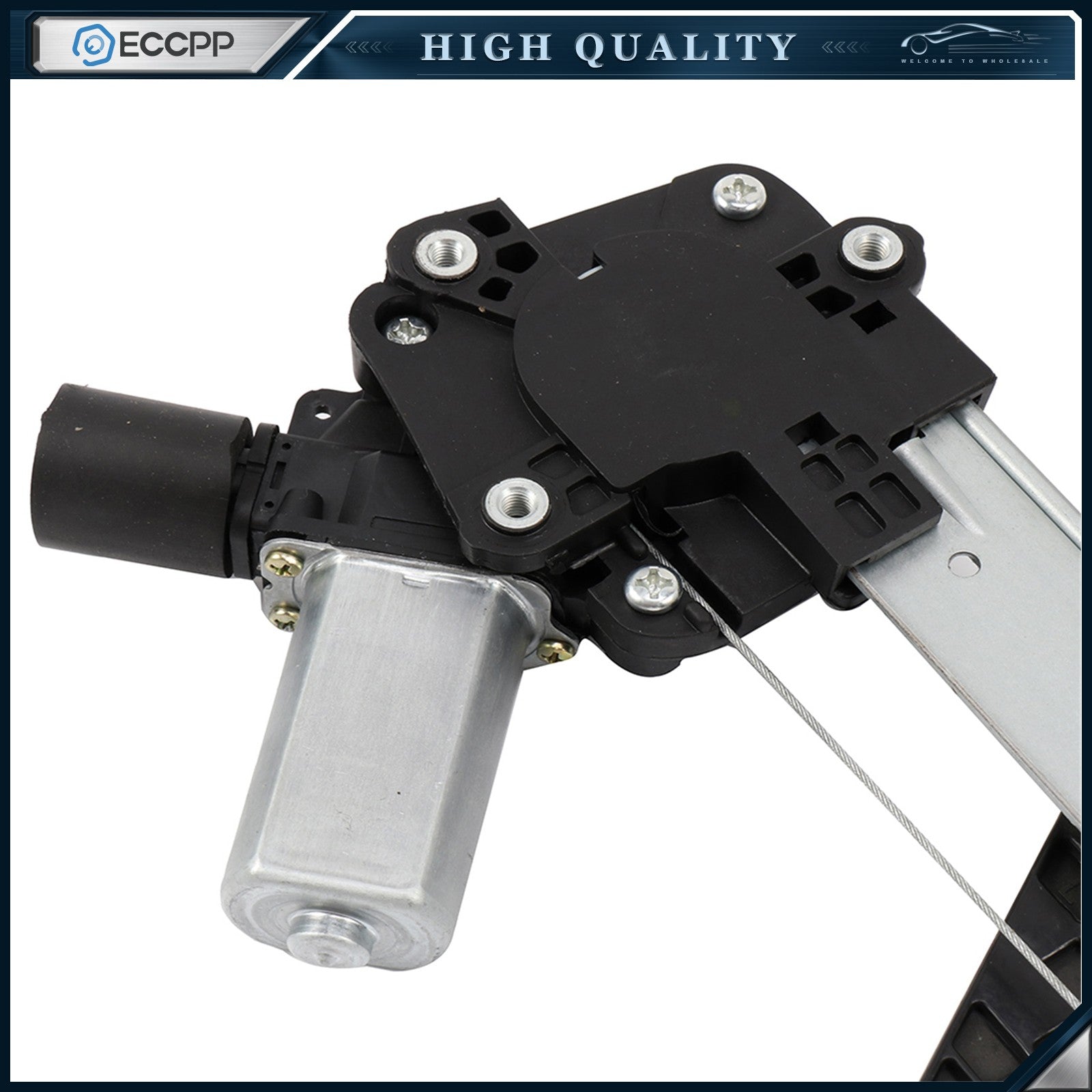 For 2007-2011 Honda CR-V Front Driver Left LH Power Window Regulator with Motor 6B93BC-57