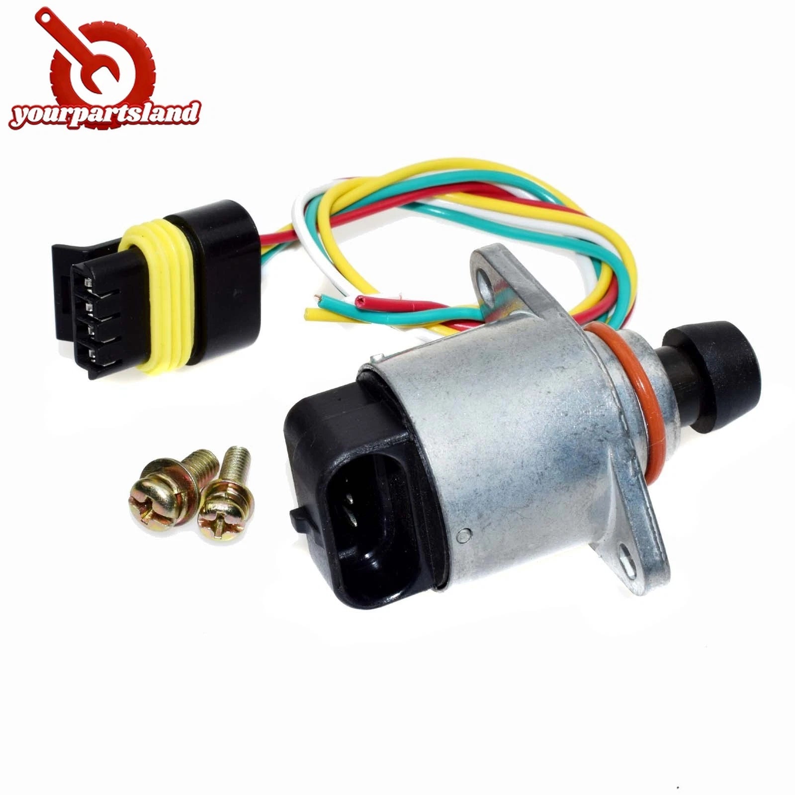 Idle Air Control Valve W/ 4 Wires Connector For Chevrolet Silverado 17113209 6B93BC-57