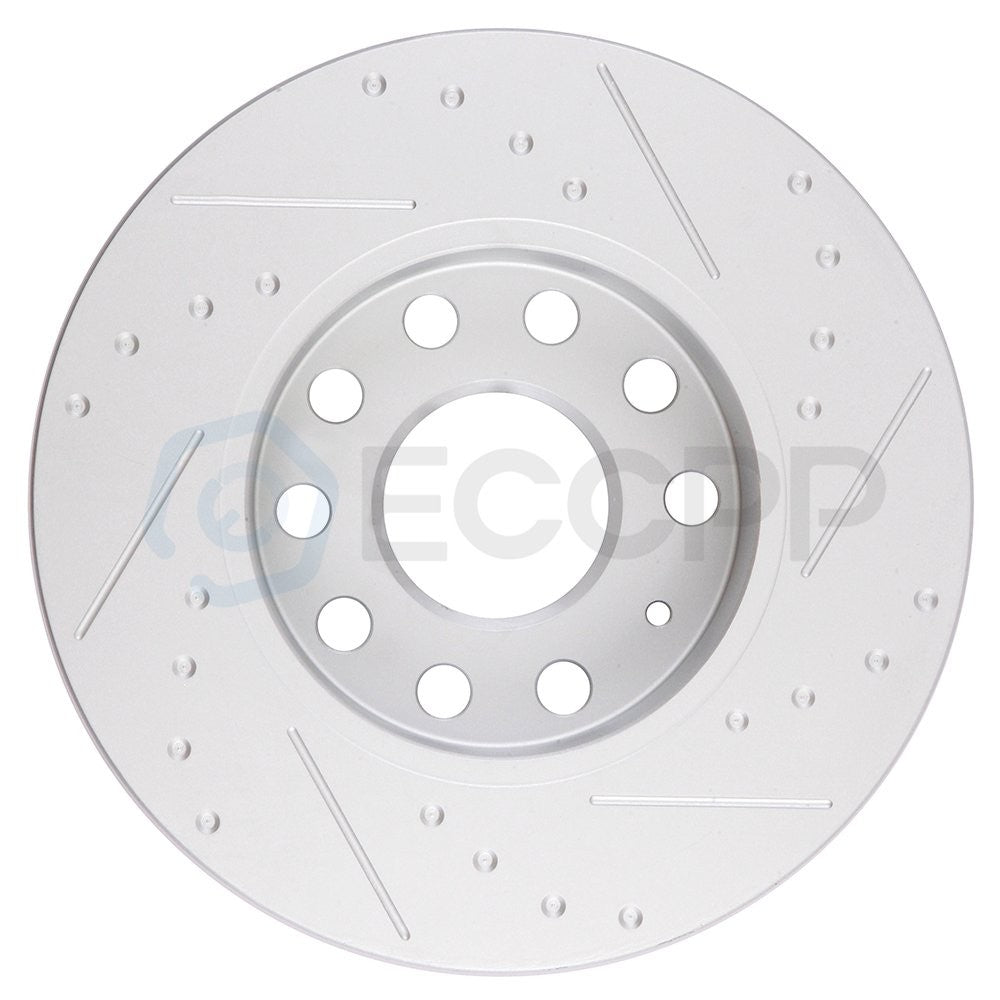 For 2009 Audi 2009 2010 Volkswagen Jetta Front Rear Brake Ceramic Pads + Rotors 6B93BC-57